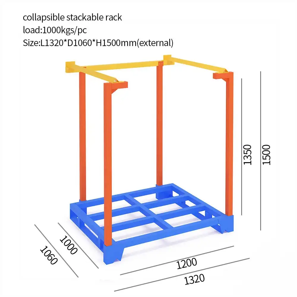 Warehouse Rack Stackable Pallet Collapsable Rack| Alibaba.com