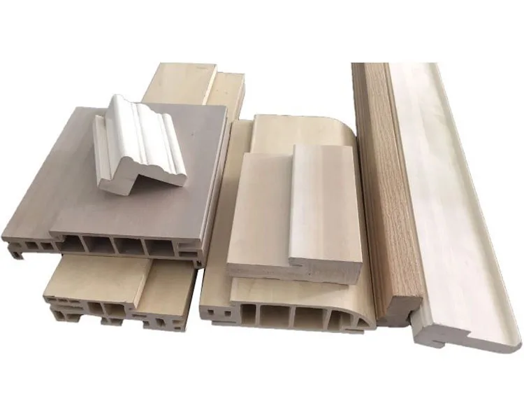 Direct Factory Coextruded Wpc Door Frame/jambs Plastic Extrusion Pvc Mouldings Buy Wpc Door