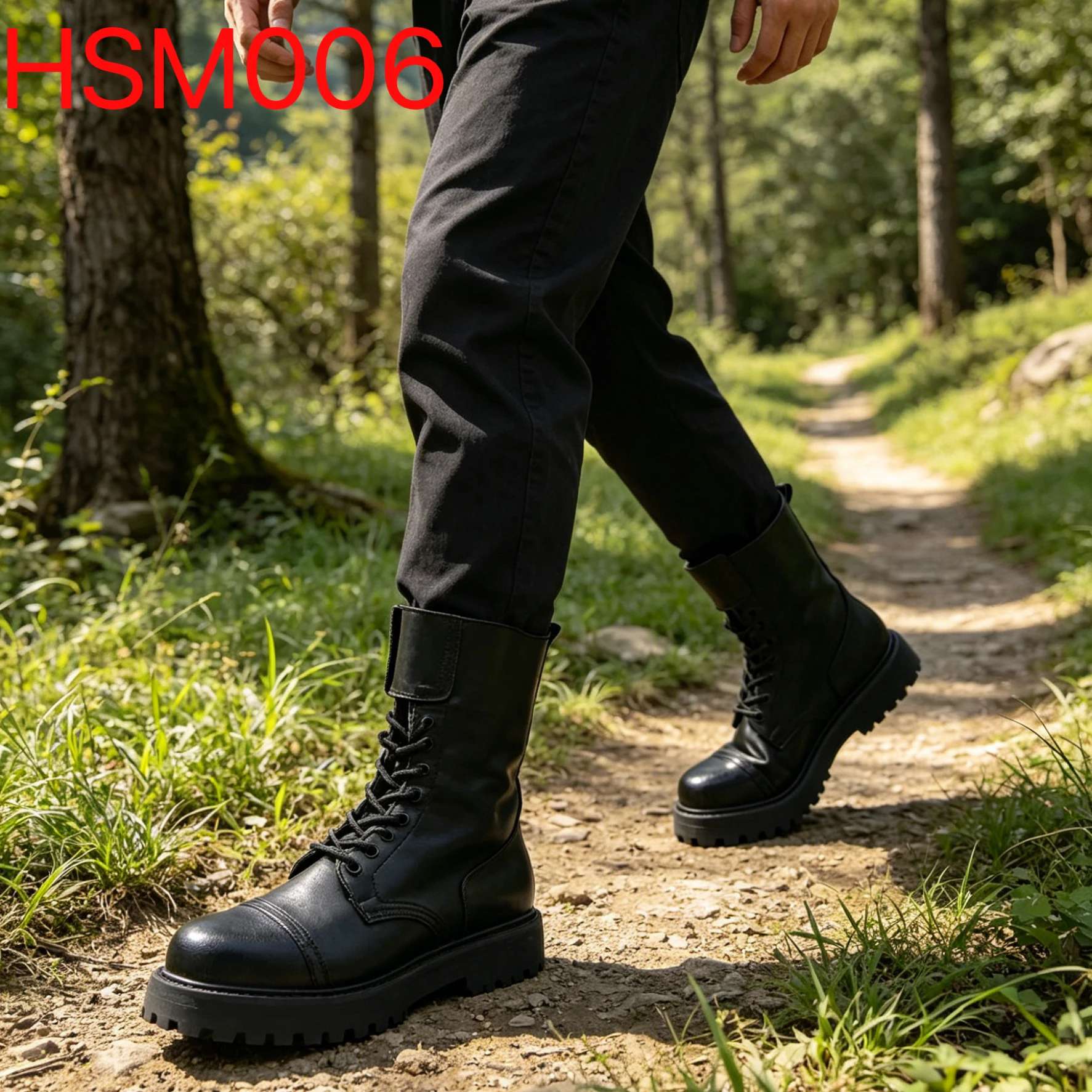 YYR, Robustesse tactique contre l'humidité : Bottes de marche à semelle Goodyear, bottes d'inspection rocheuse, offrant une mobilité maximale, référence HSM006