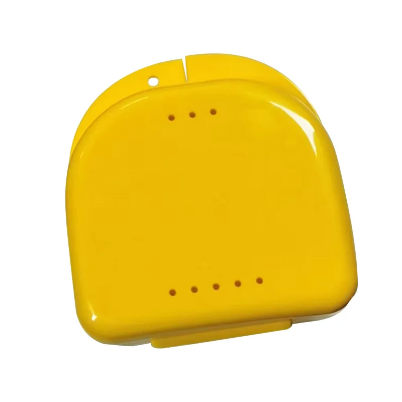 Custom Logo Orthodontic Portable False Tooth Denture Box Travel Mouth Guard Case Oral Care OEM Manufacturer