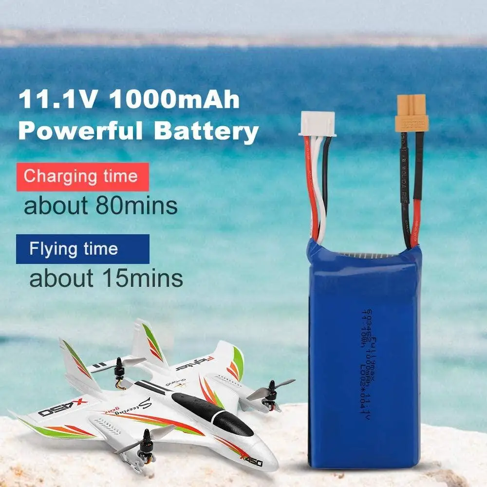Hot HOSHI XK Wltoys X450 RC Plane 2.4G 6CH Fixed Wing Brushless RC Glider 3Flight Modes Vertical Take-off Landing RC Helicopter