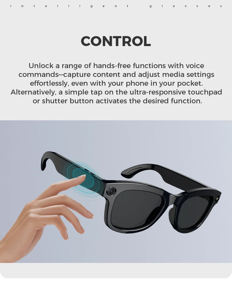 M01 Smart Sunglasses Photo Video Recording Antil-Blue Intelligent Eye Glasses AI Translator Audio WIFI Smart Glasses with Camera