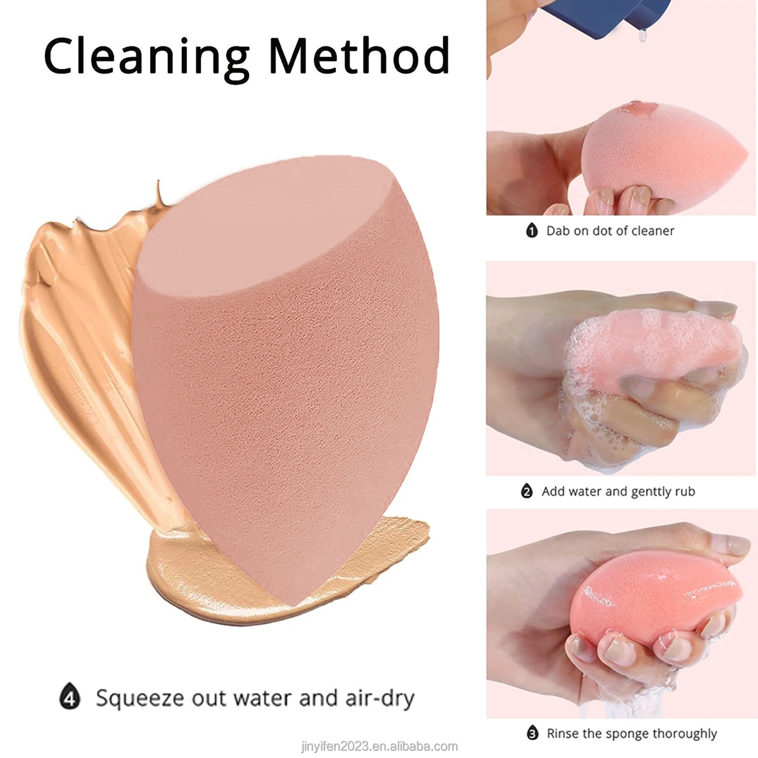 Custom Ecofriendly Colorful Biodegradable Latex Free Super Soft Beauty