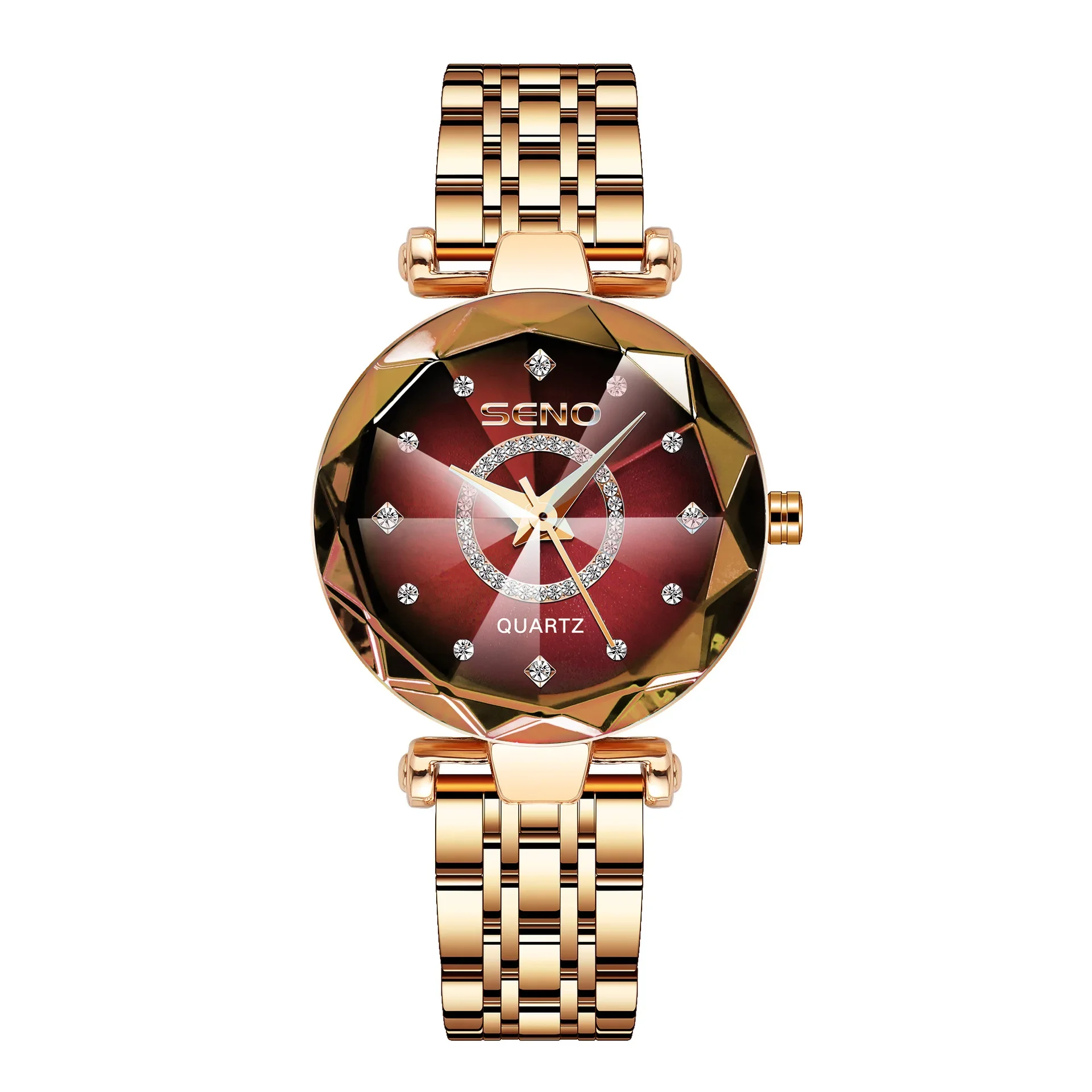 時計 Beautiful, elegant, feminine. Women's Luxury Rhinestone Quartz Watch Elegant Luminous