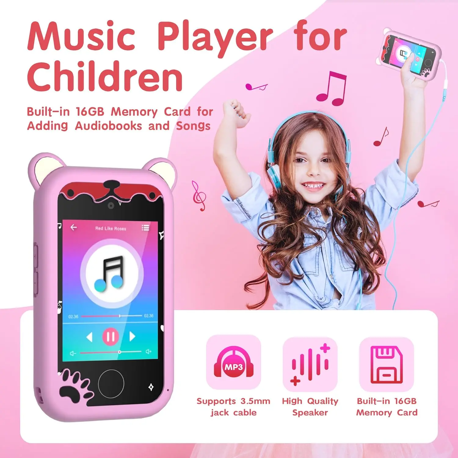 Jusvenmt Jouets de téléphone pour enfants, cadeaux de Noël et d'anniversaire pour filles et garçons