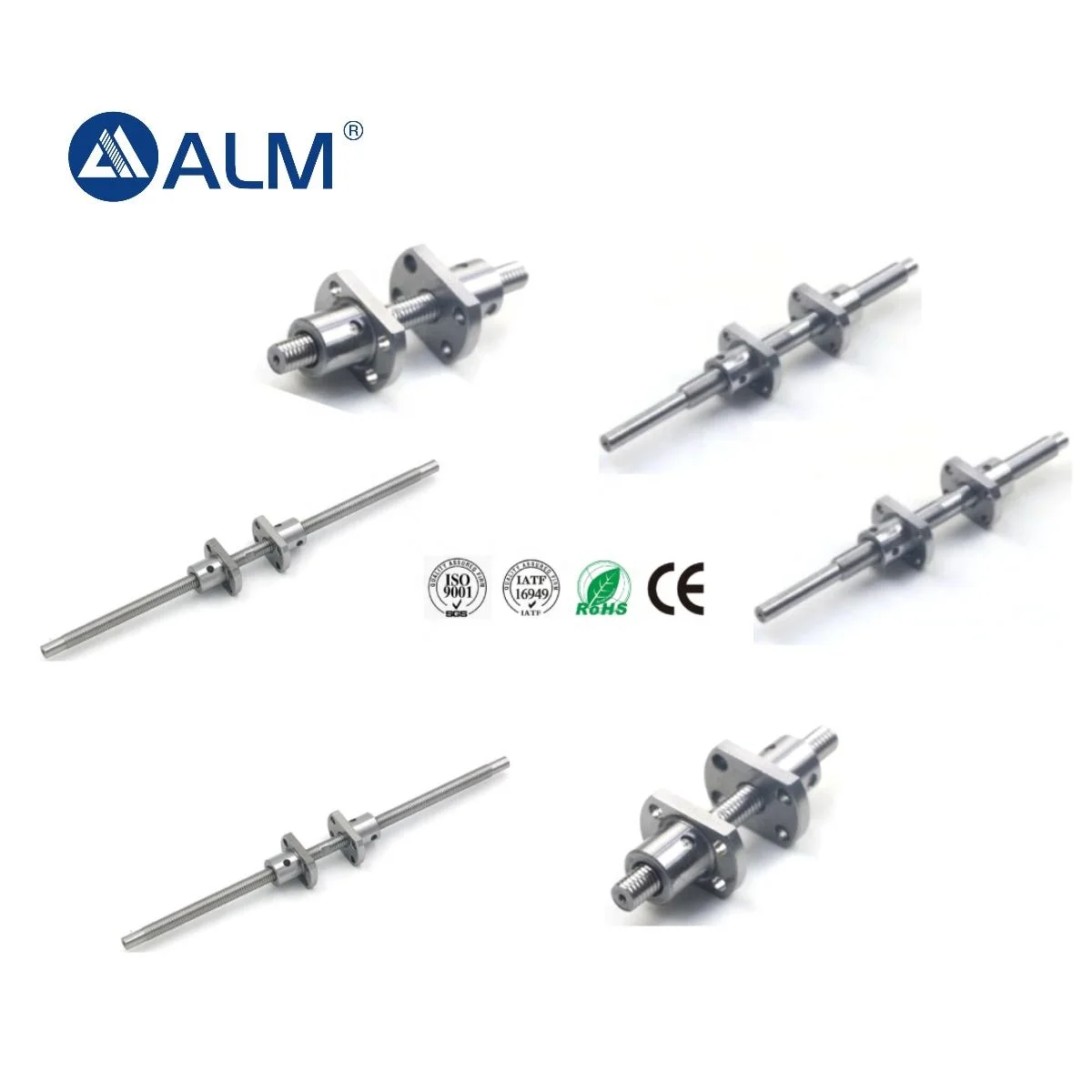 Mini Preload Bi-directional Ballscrew 0401 0501 0601 0602 Right and Left Hand Thread 4mm 5mm 6mm Twin-lead Ball Screw for Robot