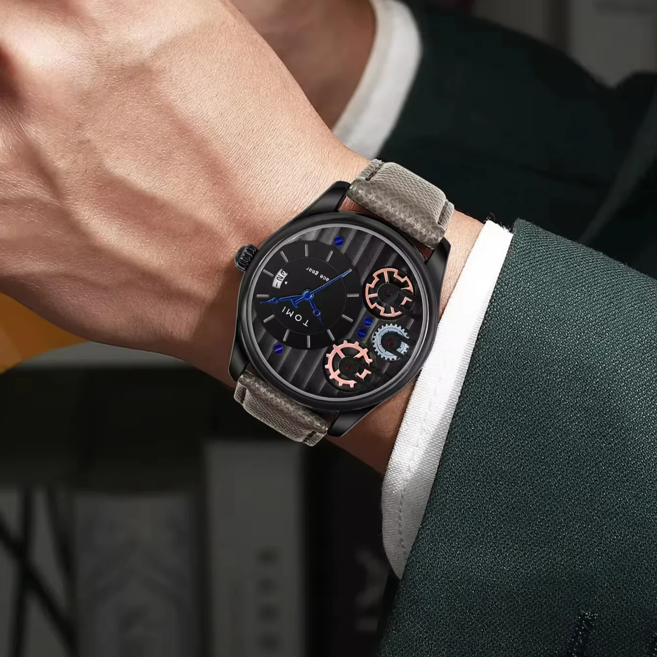 tomi☆ TOMI Men's Business Watch Set - Stylish & Functional