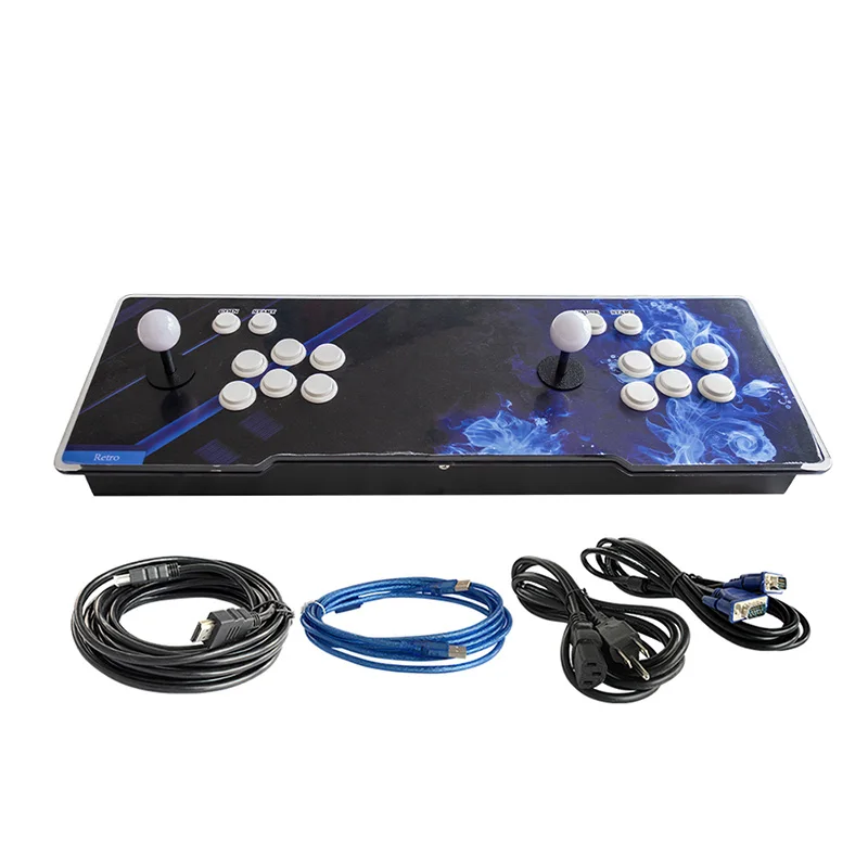 2 Player Game Machine 2448 in 1 Box Arcade Game Console Fighting Games for TV PC Monitor Support VGA USB
