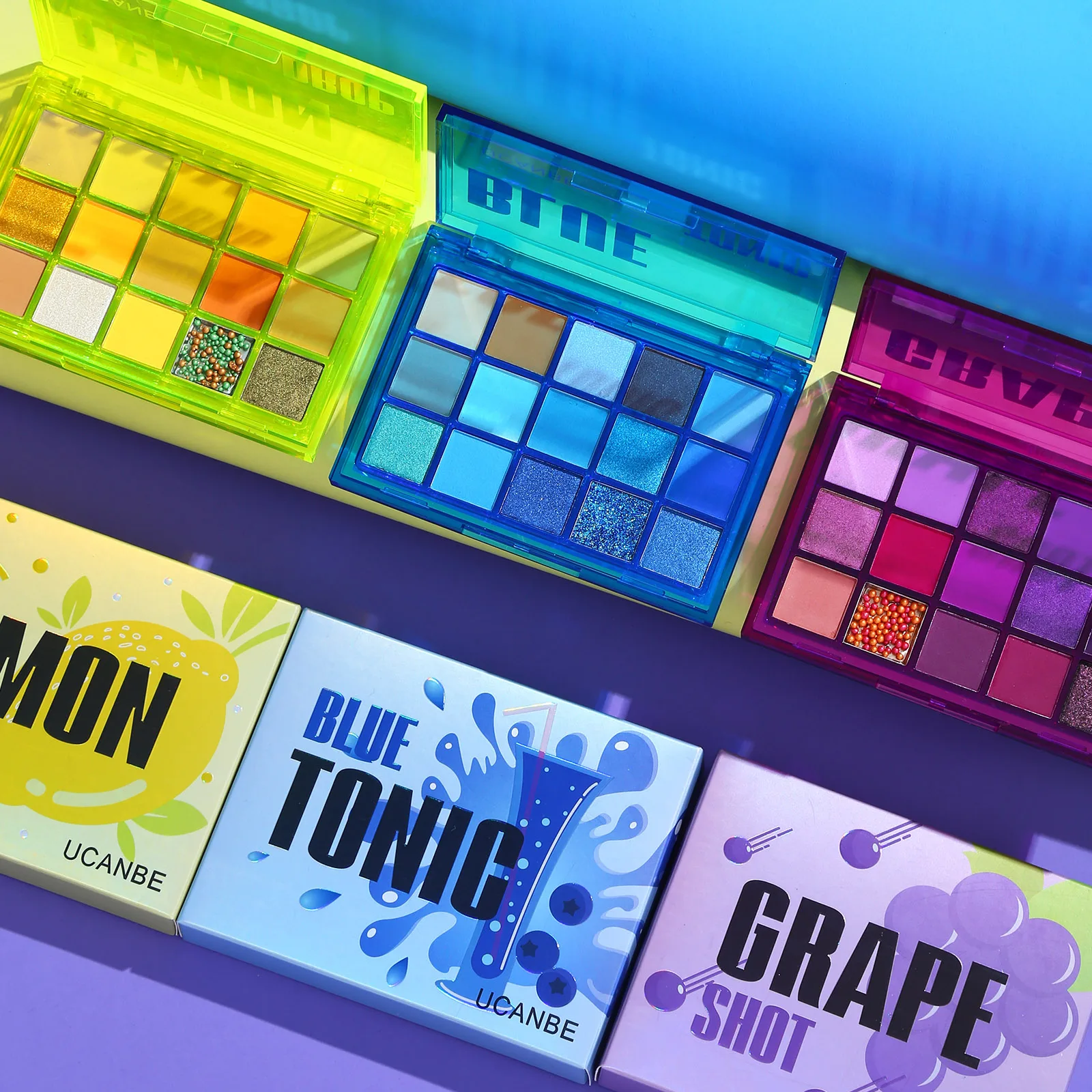 ucanbe sweet party eyeshadow palette neon