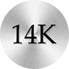 14K White Gold