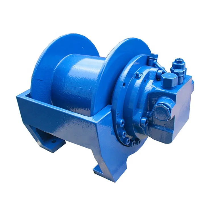 INI Grooved Automatic Safe Fail Brake Drum 15 Ton Hydraulic Winch