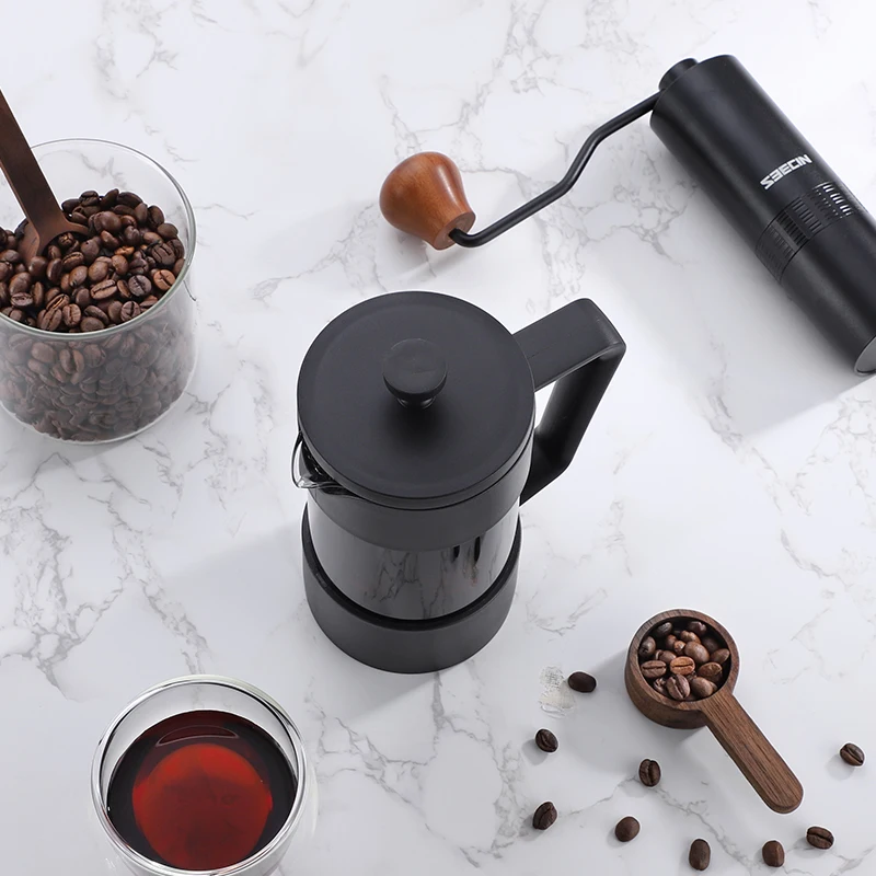 Hot Sale Stock 350ml 600ml 800ml French Press BPA-Free Sustainable