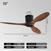 52INCH-Black + Wood