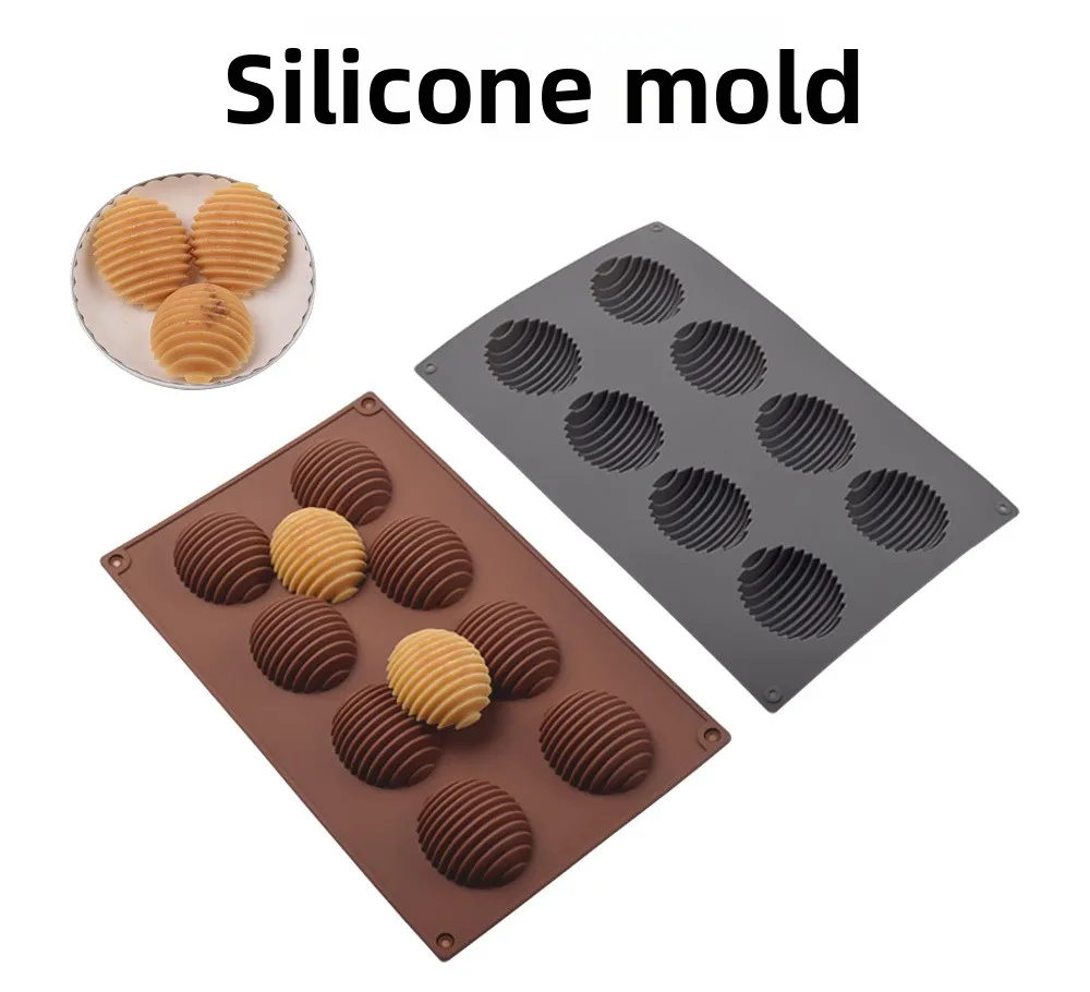 Mafengwo Egg Shaped Silicone Mold for Mousse Chocolate Pudding Jelly Baking DIY Cake Tools factory