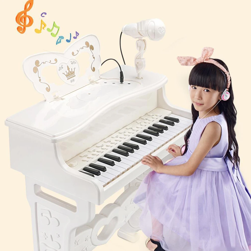 Brinquedo de Piano de Tambor, Brinquedo de Piano Infantil Teclado  Educacional Multifuncional Brinquedo de Piano para bebê Com Música de  História de Jogo para Presente de (Sakura : : Instrumentos  Musicais