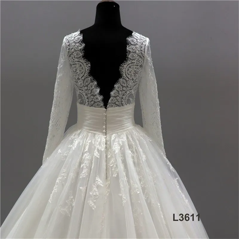 Actual Full Floor Length White Ivory Luxury Corset Bridal Pearl Lace ...