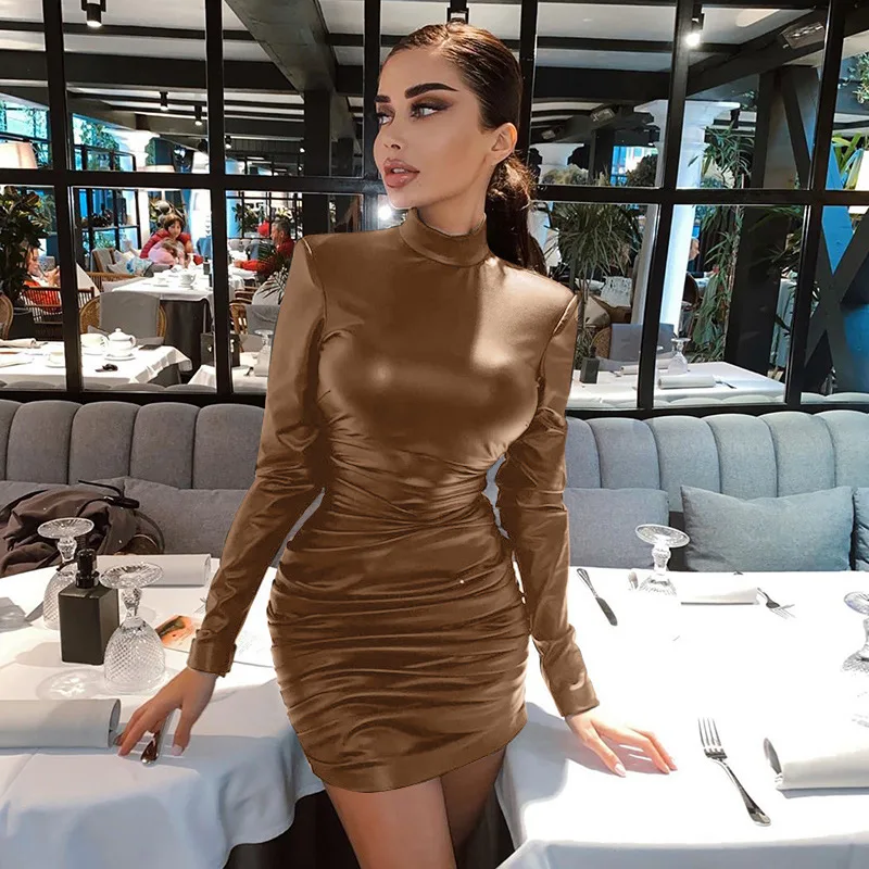 Elegant Leather Dresses