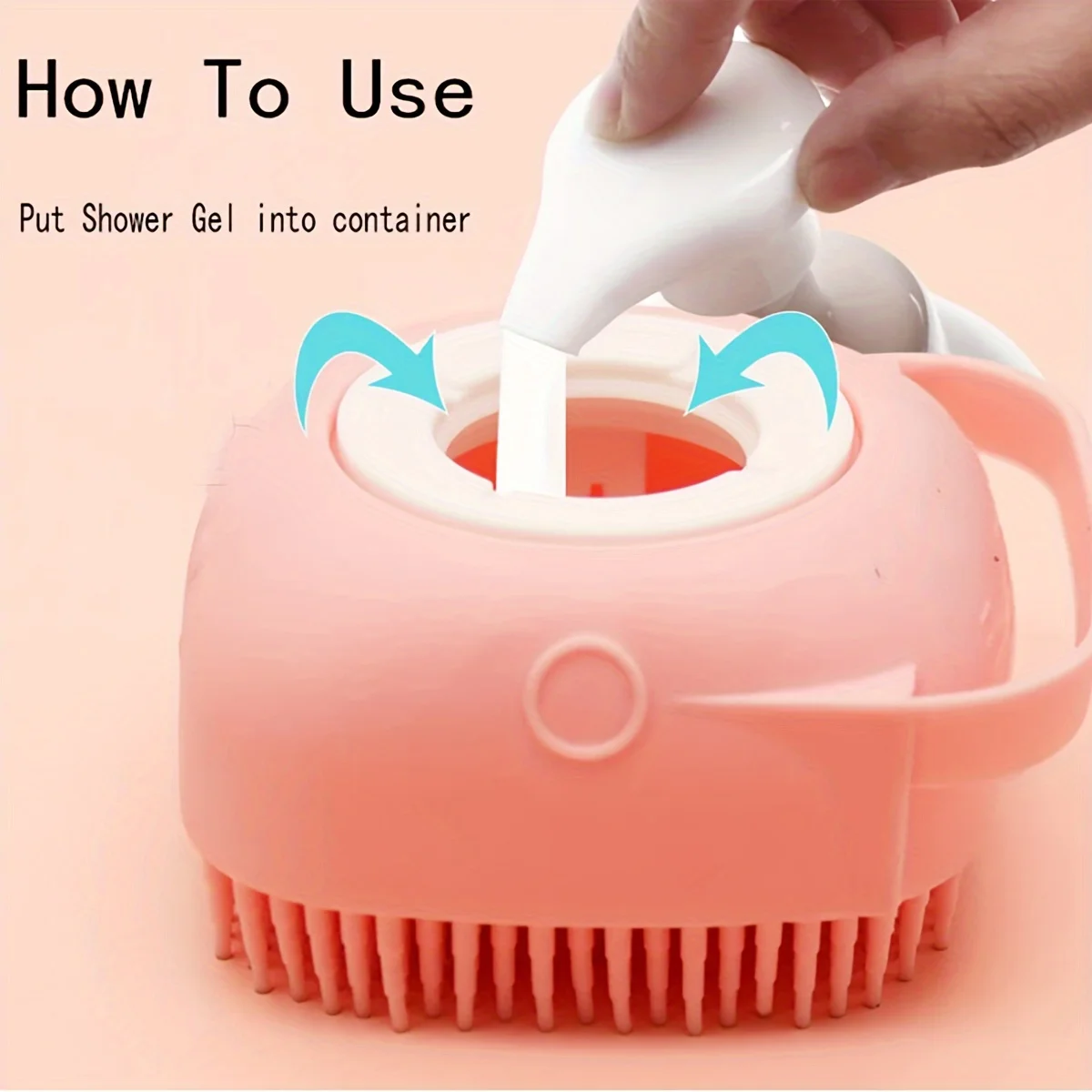 Soft Safety Silicone Pet Dog Bath Brush Pretty Dog Shower Brush Massage Tools for Dog and Cats
