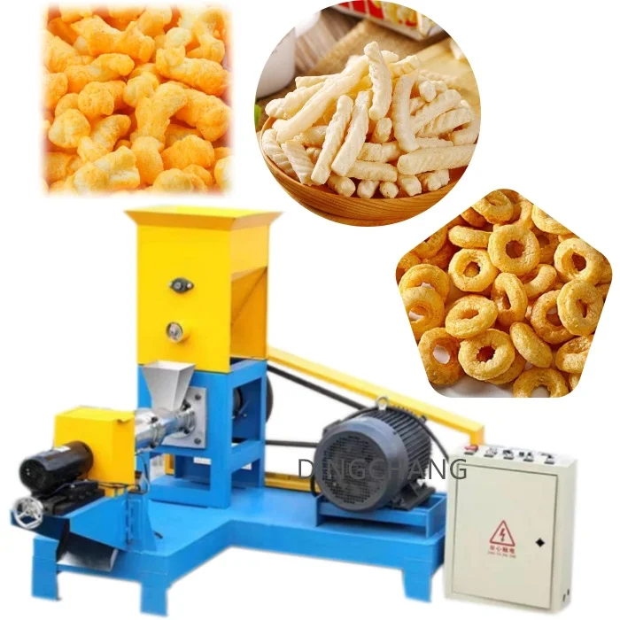 Wholesale	mixed Grain Puffing Machine	popcorn Chicken Machine Maize Popping	kurkure Making Machine Price