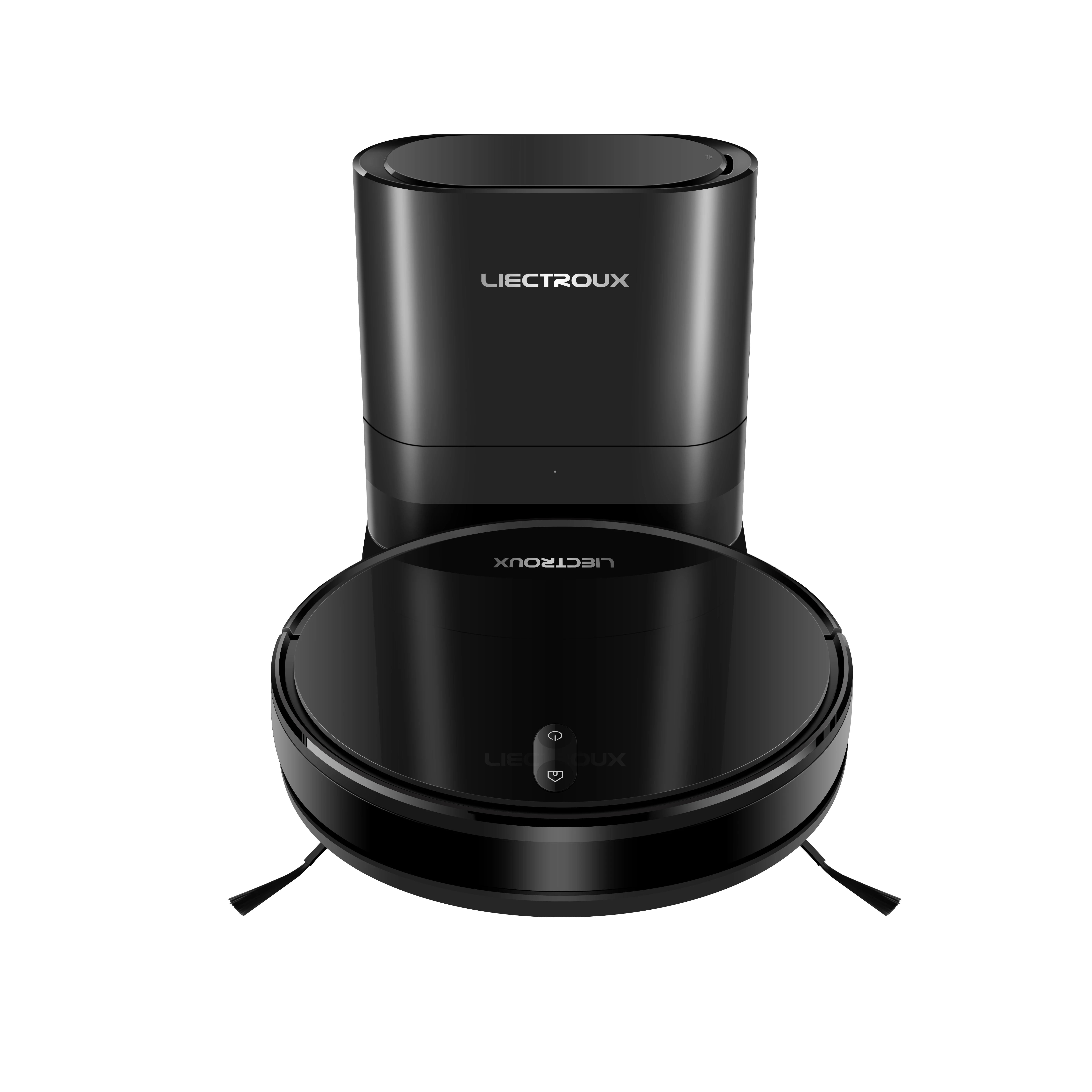 LIECTROUX M200 Robot Vacuum and Mop Combo with Self Emptying Station Big Suction Wet and Dry Cleaning