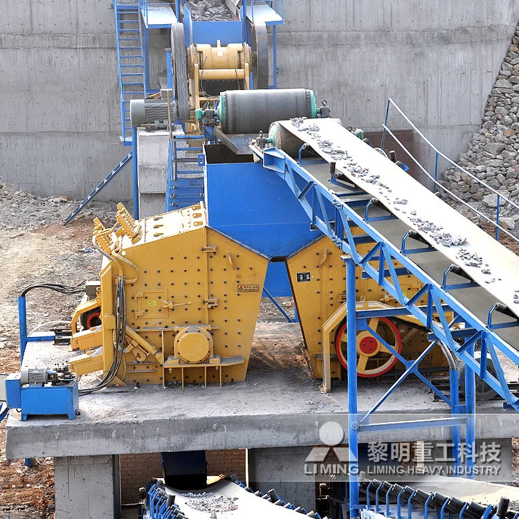 250 Ton Per Hour Rock Fine Stone Impact Crusher With Screen