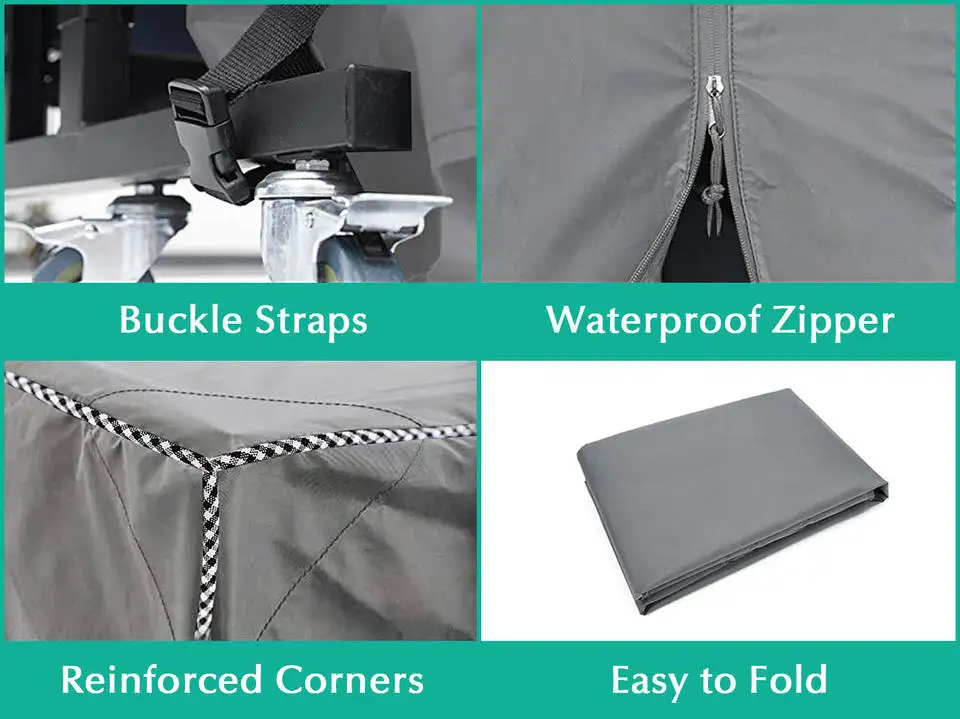 Пользовательские пыленепроницаемые 600D патио Настольный теннис покрытие водонепроницаемый открытый настольный стол для