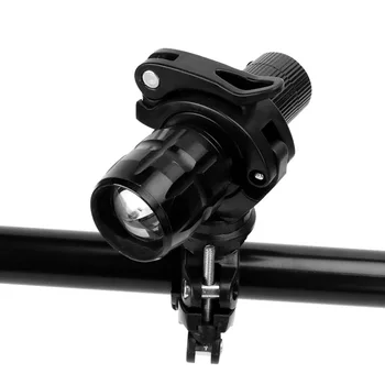 Bicycle flashlight bracket 360 degree rotate universal flashlight mounting bracket