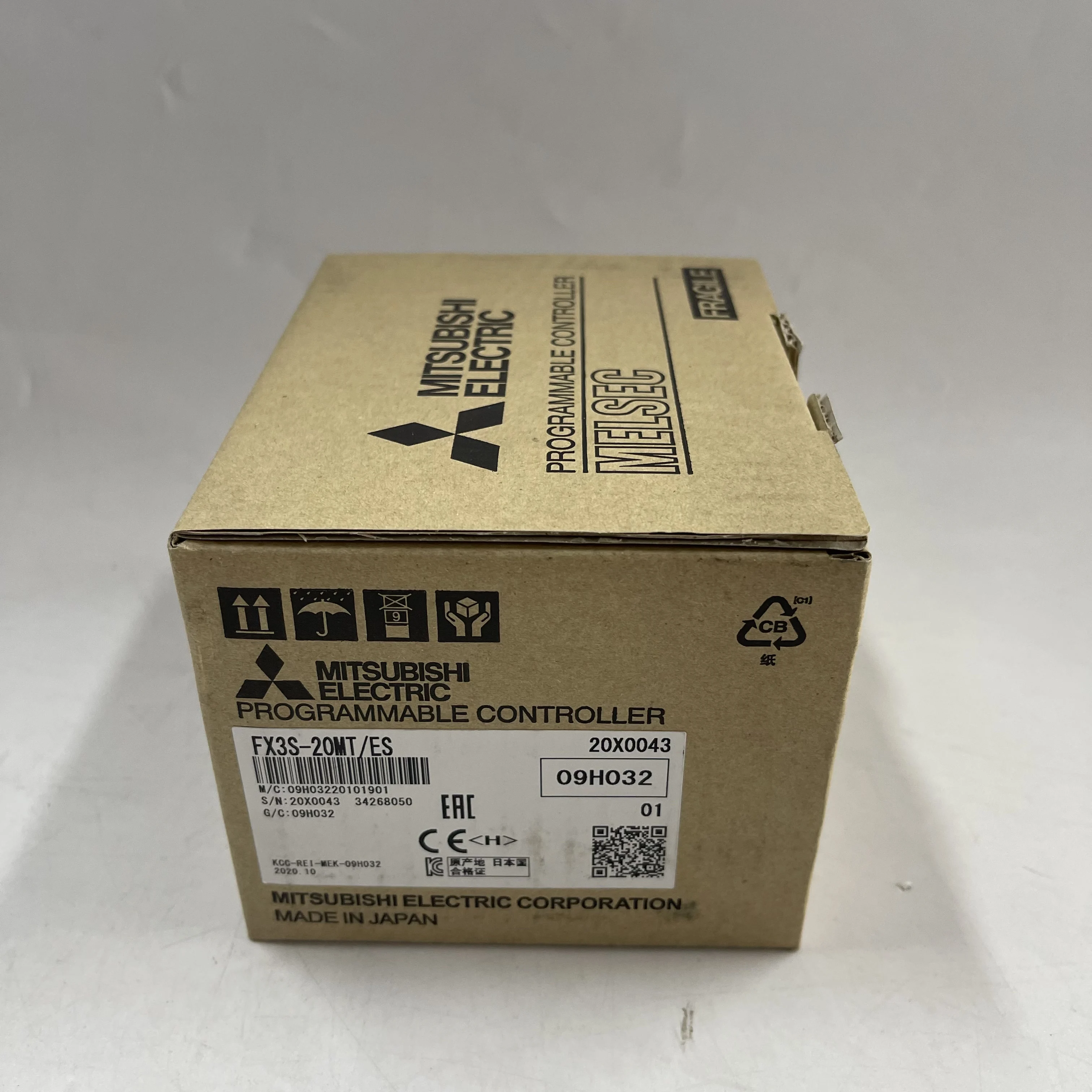 Mitsubishi PLC CPU Module FX3S-20MT/ES