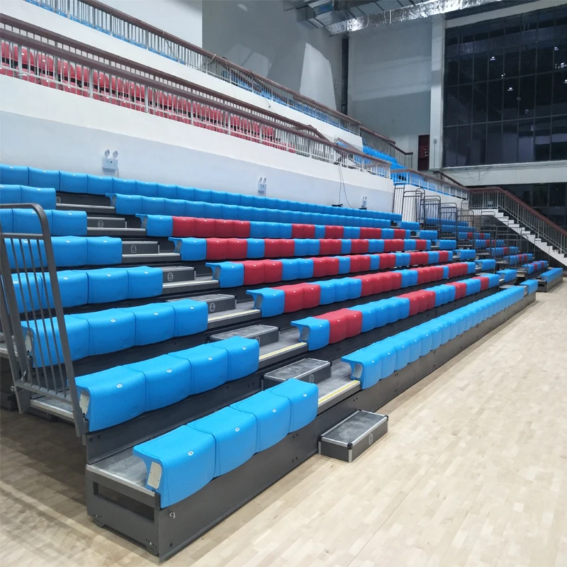 Retractable Stadium Seat Bench Indoor Gym Bleachers Manufacturers