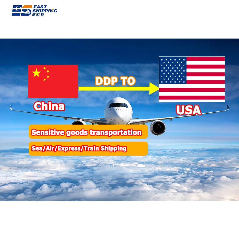 East Shipping Door To Door Service DDP Sea/Air Freight Forwarder China Shipping Agent Cost To USA Europe France Canada UK JP