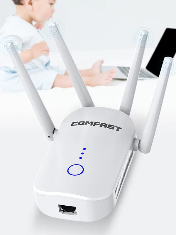 Cf-wr758ac V2 Wifi Extender Wifi Signal Booster 802.11ac 1200mbps Dual ...