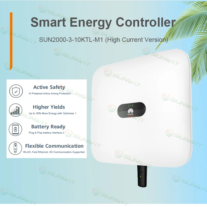 Huawei Sun2000-10ktl Inverter 110kw Grid Tied Solar Sun2000-5ktl-l1 ...