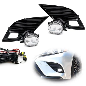 YBJ car accessories Highlighting Fog Lamp with turn signal For TOYOTA CAMRY SE XSE 2018 2019 2020  LED Daytime Running Light