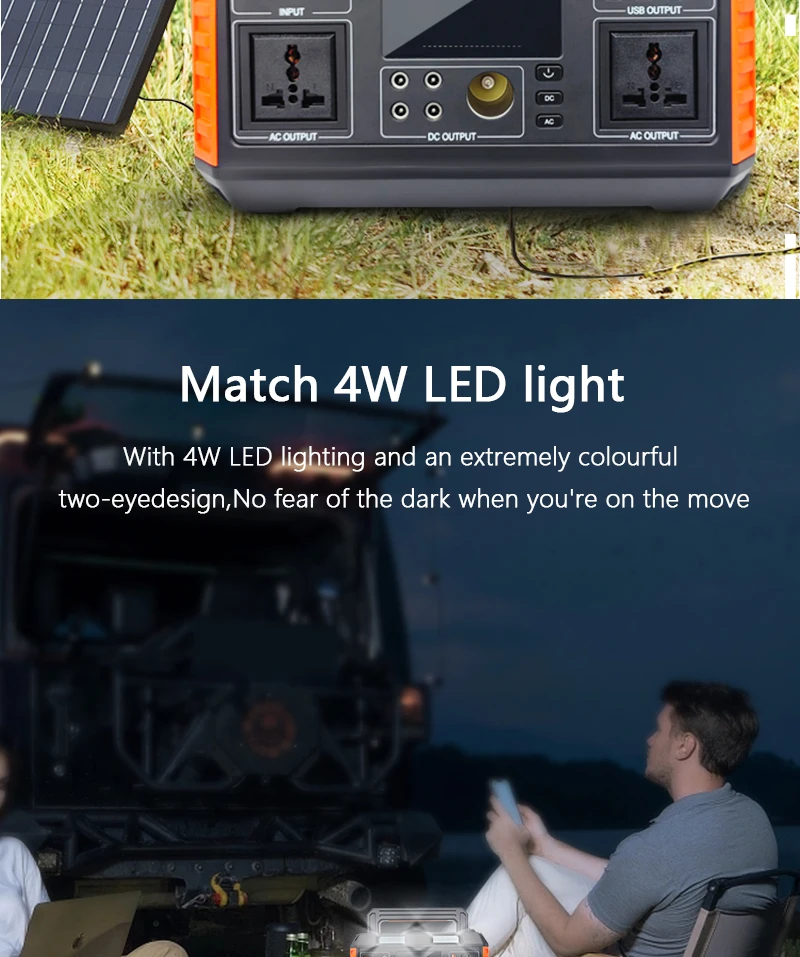 Reliable Portable 600W Solar Panel Power Station AU 200W Renewable Energy Backup Lithium Ion Lifepo4 Energy Storage Generator supplier