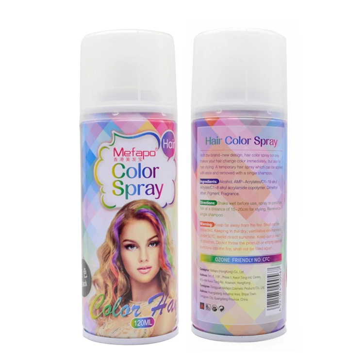 Hot Sale Temporary Washable Party Colorful Hair Dye Instant Color Hair  Spray - Buy Colour Hair Spray,Hair Color Spray Instant,Hair Dye Spray  Product on 