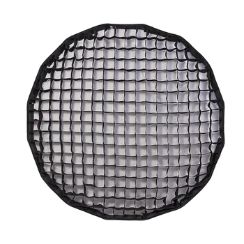 Godox QR-P90 Quick Release Parabolic Deep Soft Box + Honeycomb Mesh Bowens Install Studio Flash detail image