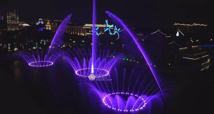 Customized Watershow Project High Quality Dancing Water Musical Fountain Equipment