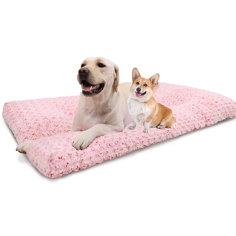 China pet supplies chew proof hundebett cozy xl size foldable anti slip luxurious portable cat pet bed dog crate mats & pads