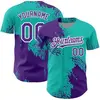 Purple-aqua