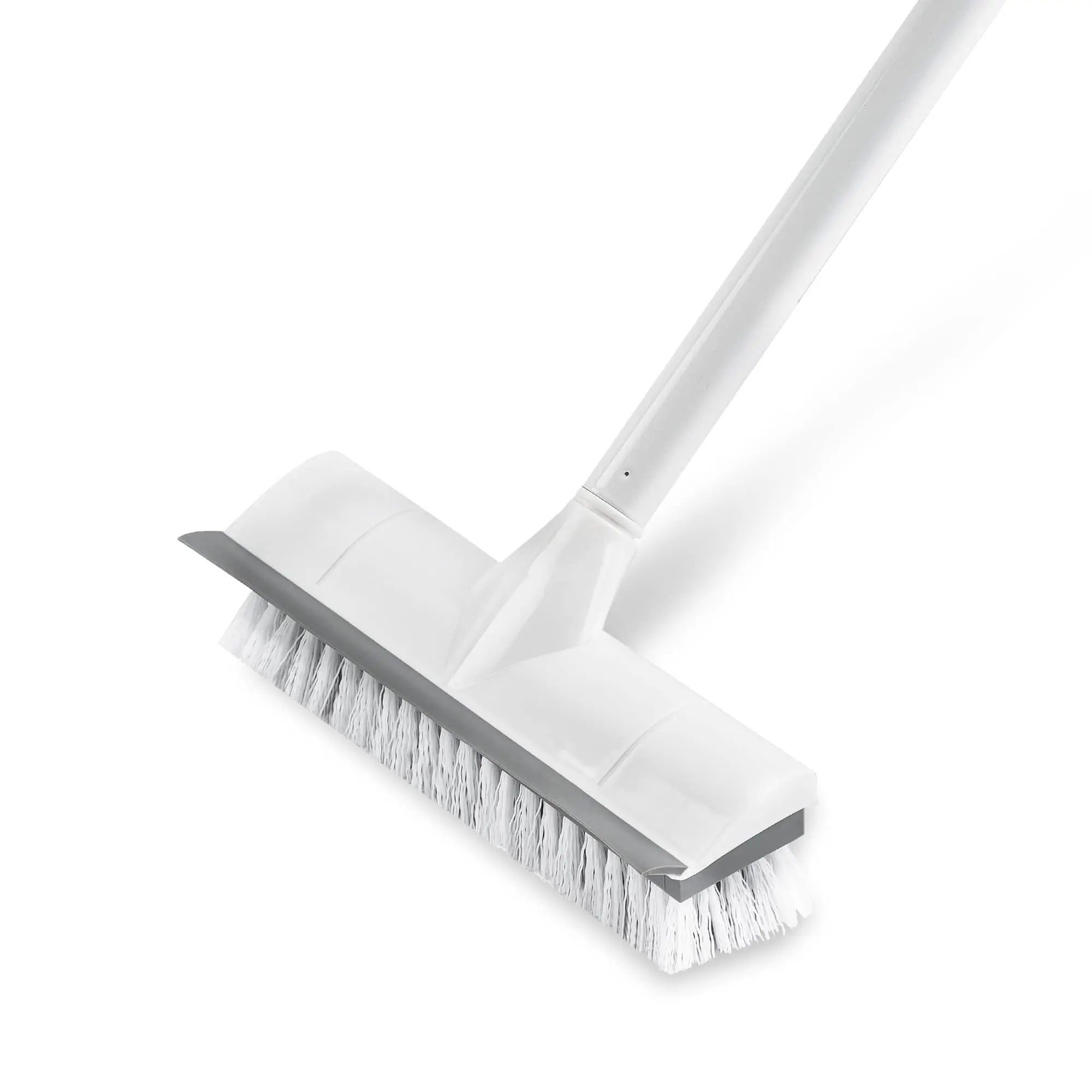 Source Floor Scrub Brush with Long Handle 50 Stiff 2 in 1 Scrape and Brush  Tub and Tile Floor Scrub Brush on m.