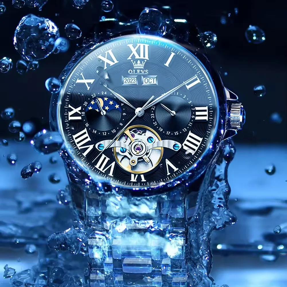 OLEVS 7013 Men's Watch - Luxury Automatic Mechanical Timepiece