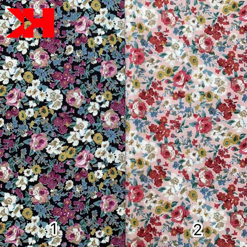 Тонкая хлопковая ткань с цифровой печатью для газона