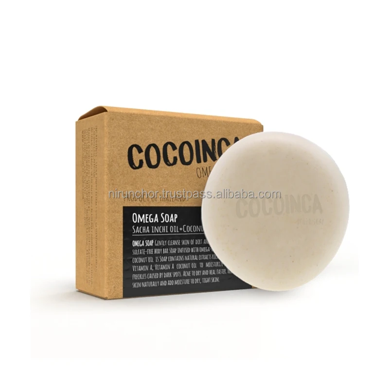 Cocoinca Soap Naturals Omega Soap COCOINCA Brand With Sacha Inchi Oil Vitamin A E And Coconut Oil Help Nourish Your Skin