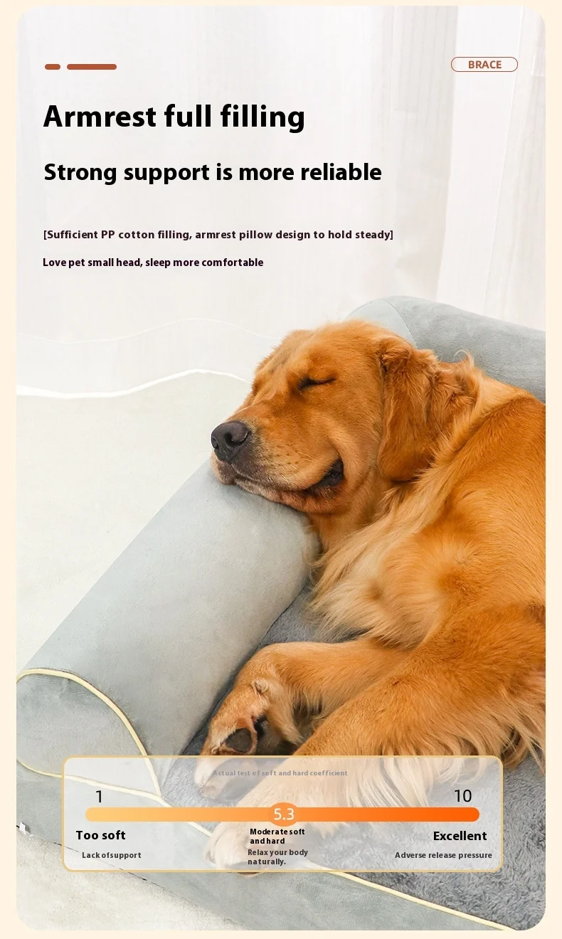 Sponge Four Seasons Can Be Doghouse square Pet Nest Breathable Pet Bed Summer Cool Winter Warm Sofa manufacture