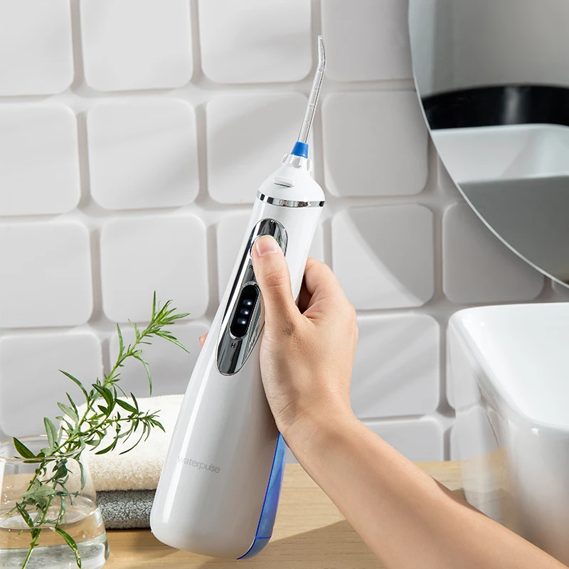 Waterpulse V400Plus Rechargeable Water Flosser Portable for Teeth Cleaning