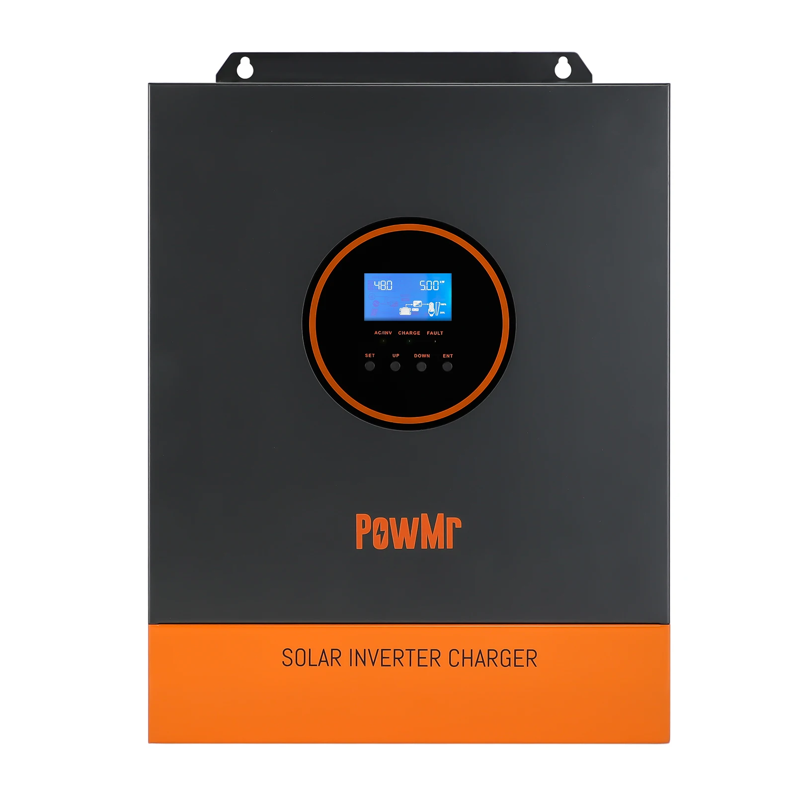 PowMr Single Phase 5000W 48Vdc All in One Solar Inverter 120Vac MPPT Pure Sine Wave Hybrid Solar Inverter