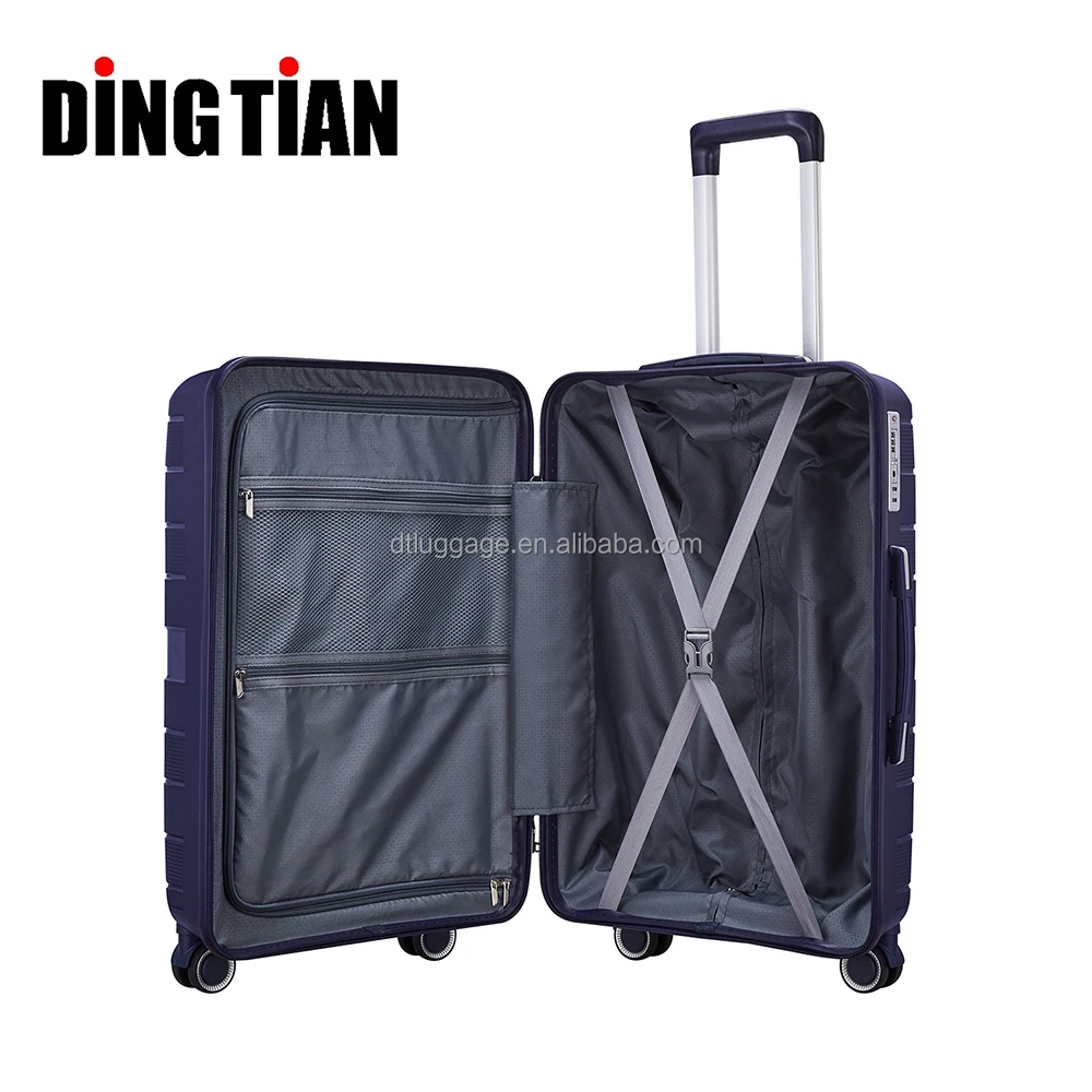 Dingtian Trolley Luggage Stepresistant Material Luggage Sets Full
