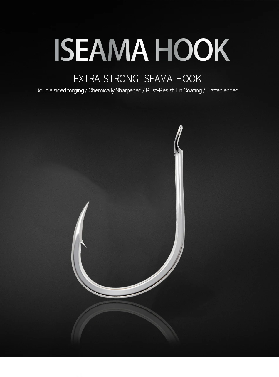 Bkk Exih Series Fish Hook High Carbon Steel Crooked Mouth Naked Hook Sea Fishing Hooks Buy