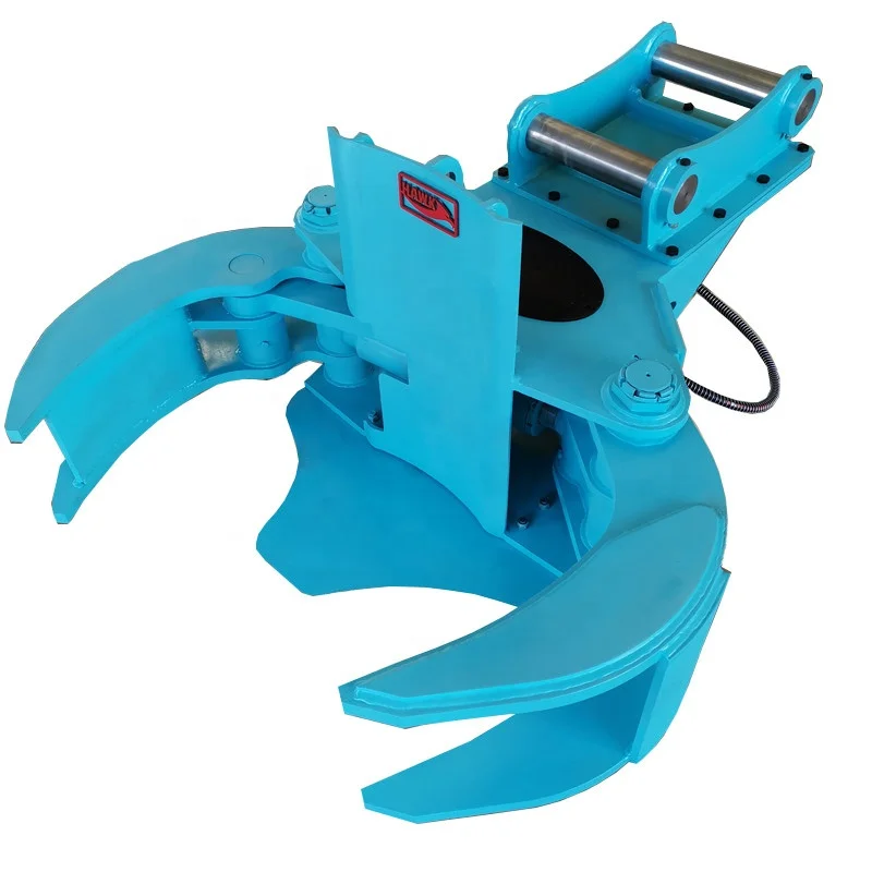 HAWK350 High Repurchase Rate CE Customization Available Excavator Hydraulic Log Grab Tree Shear