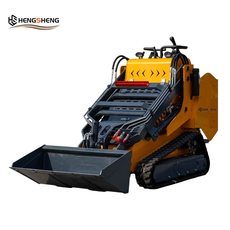 CE/EU/EPA HS-530 Wheel-type Skid Loader Kubota D1105 Engine EPA Certified 1 Year Construction Machinery Mini Loader Chinese